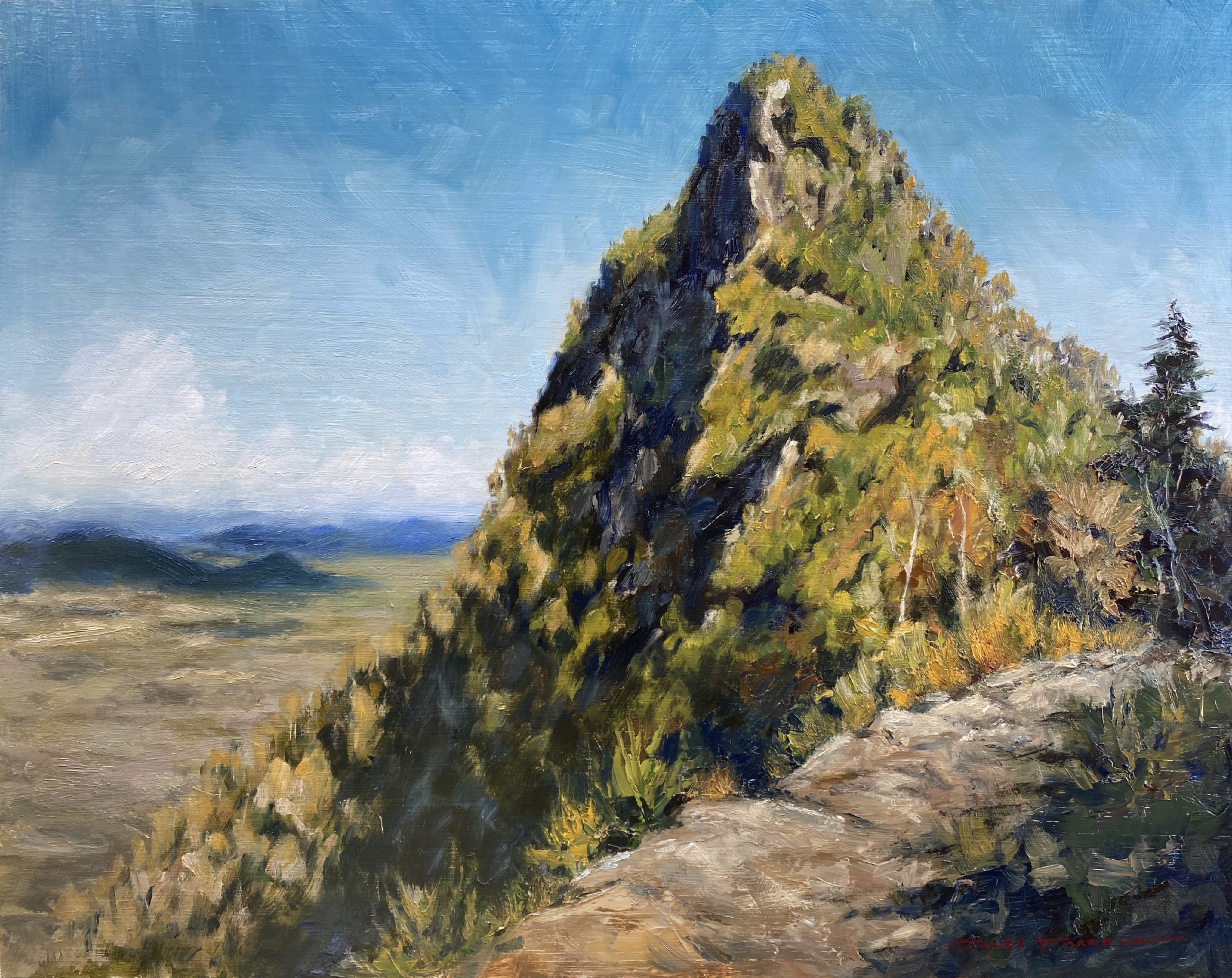 Rising above the Scenic Rim by Jules Farrell | Lethbridge Landscape Prize 2023 Finalists | Lethbridge Gallery