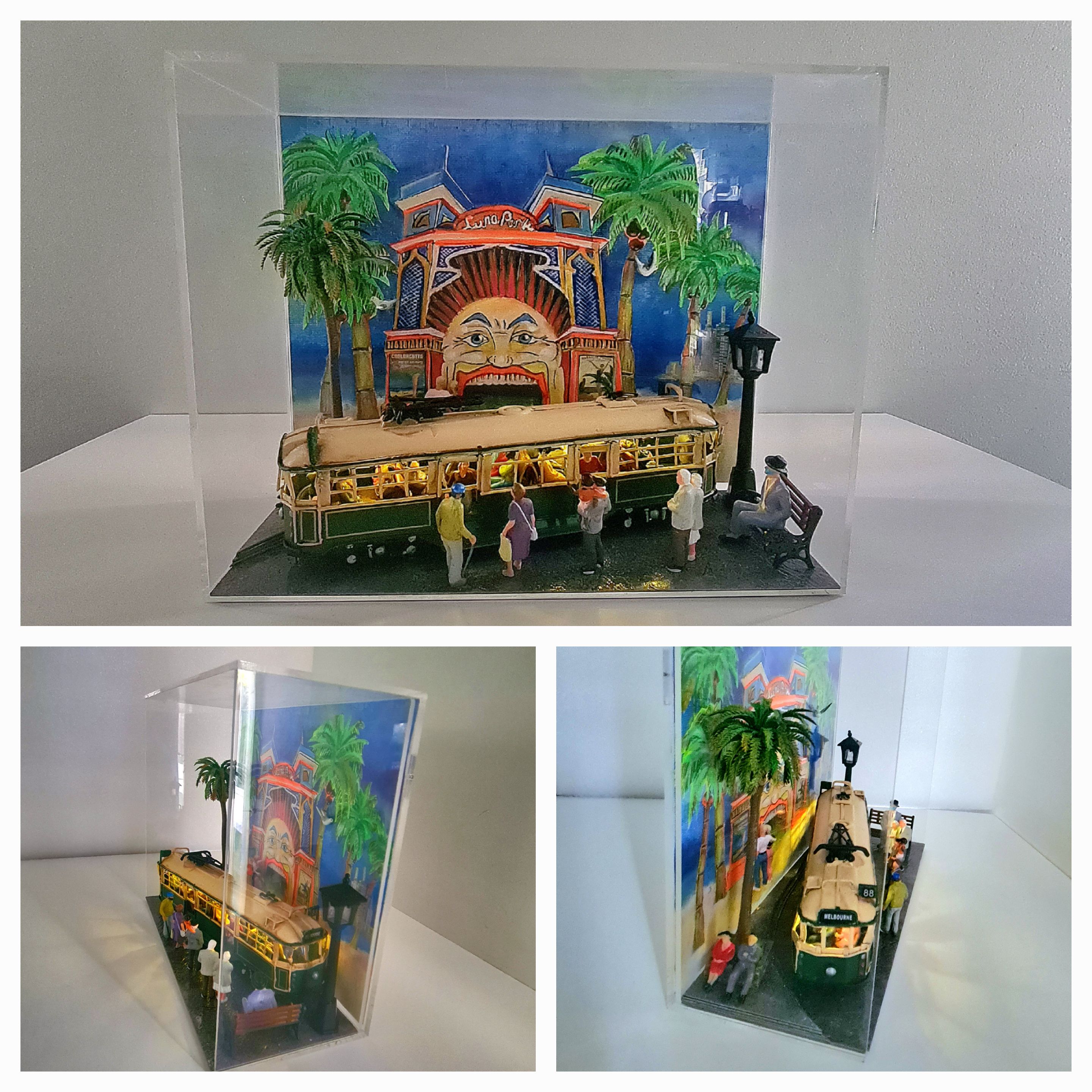 Tram to Paradise by Judith Aronovitch | Lethbridge 20000 2023 Finalists | Lethbridge Gallery