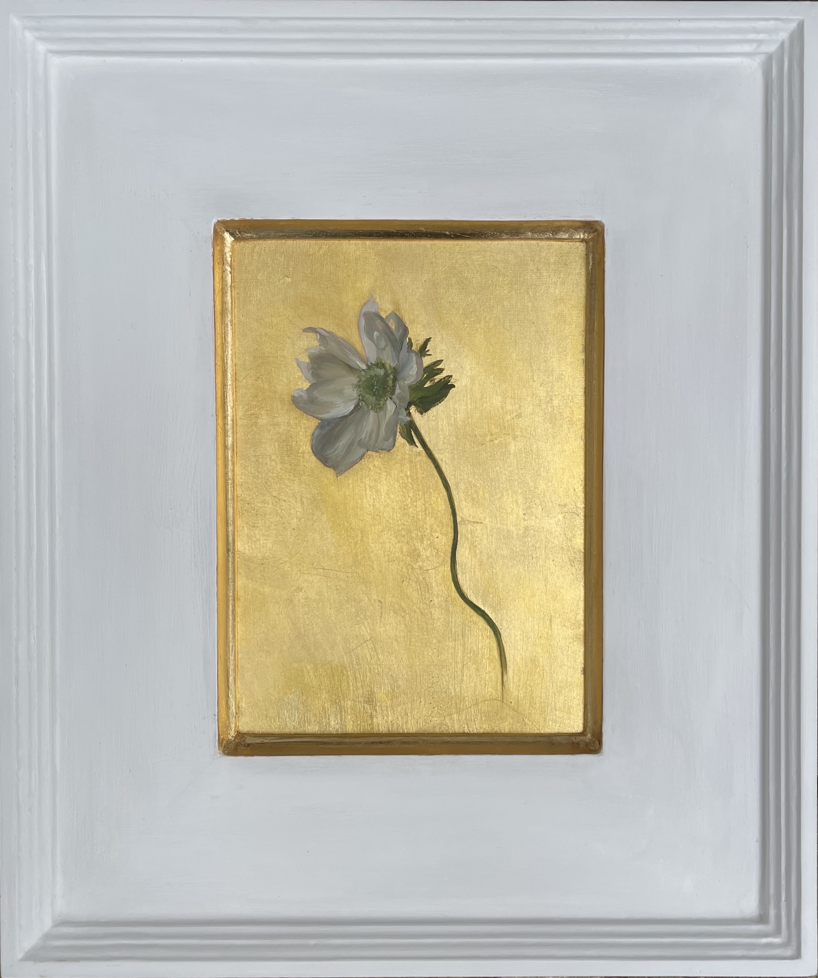 Anemone on gold by Jessica Alexander | Lethbridge 20000 2023 Finalists | Lethbridge Gallery