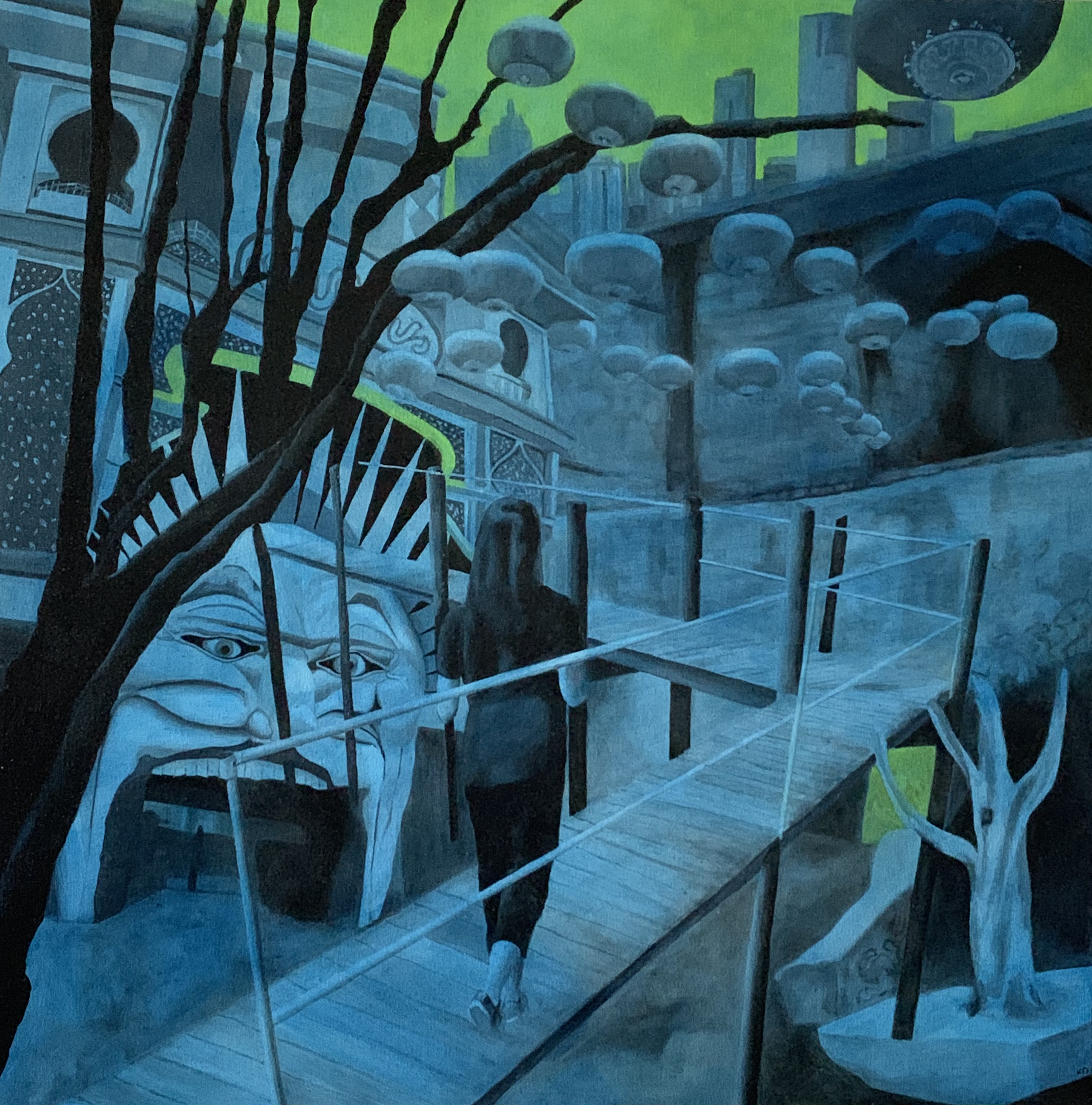 Midnight in the Garden of Good and Evil               by Karen Dyer | Lethbridge Landscape Prize 2023 Finalists | Lethbridge Gallery