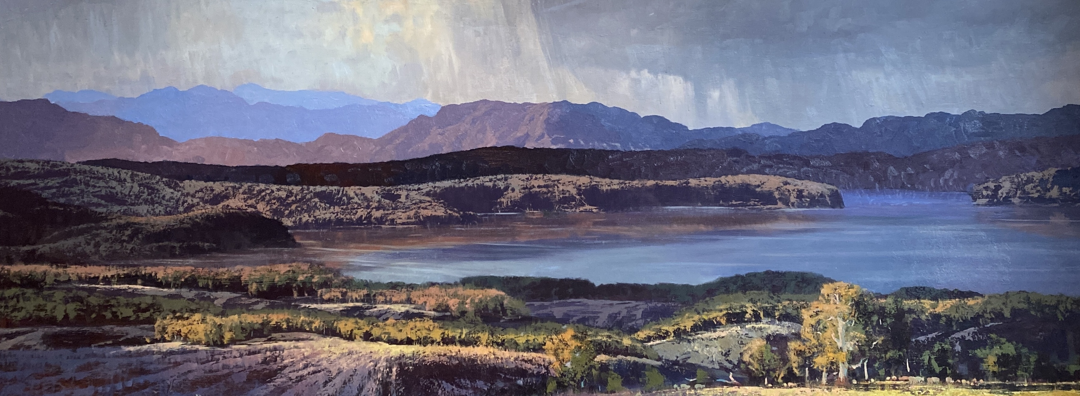 Changing Weather Over The Mountains by Daniel Gibbings-Johns | Lethbridge Landscape Prize 2023 Finalists | Lethbridge Gallery