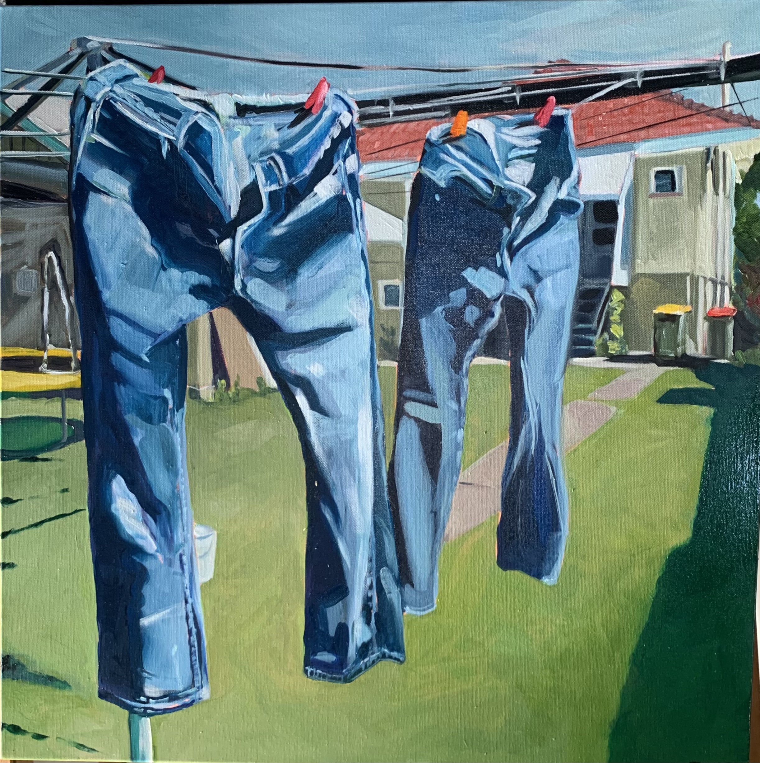 Blue Jeans II by Julie Little | Lethbridge Landscape Prize 2023 Finalists | Lethbridge Gallery