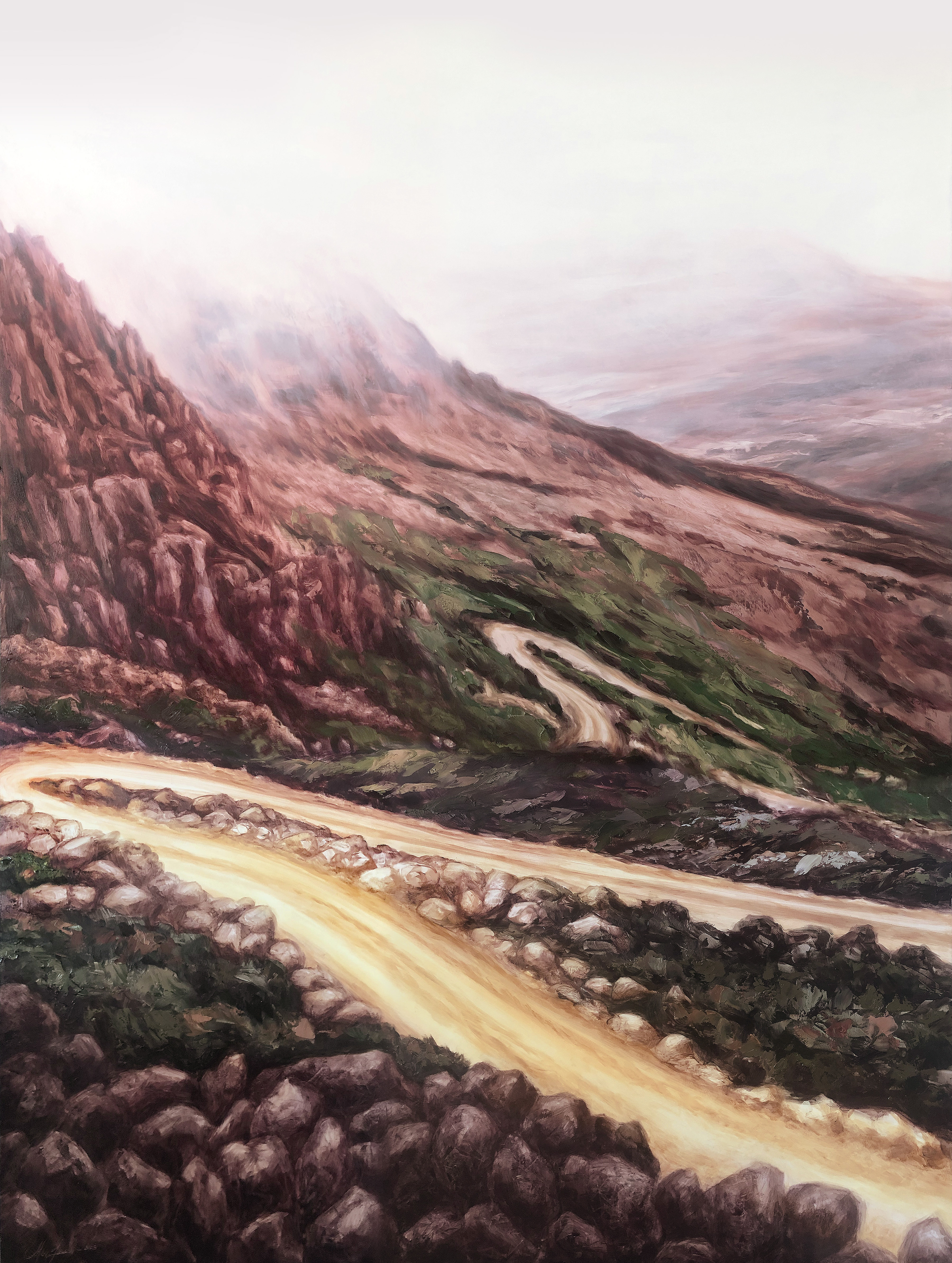 The Road Up Mount Barrow by Alex Louisa | Lethbridge Landscape Prize 2023 Finalists | Lethbridge Gallery