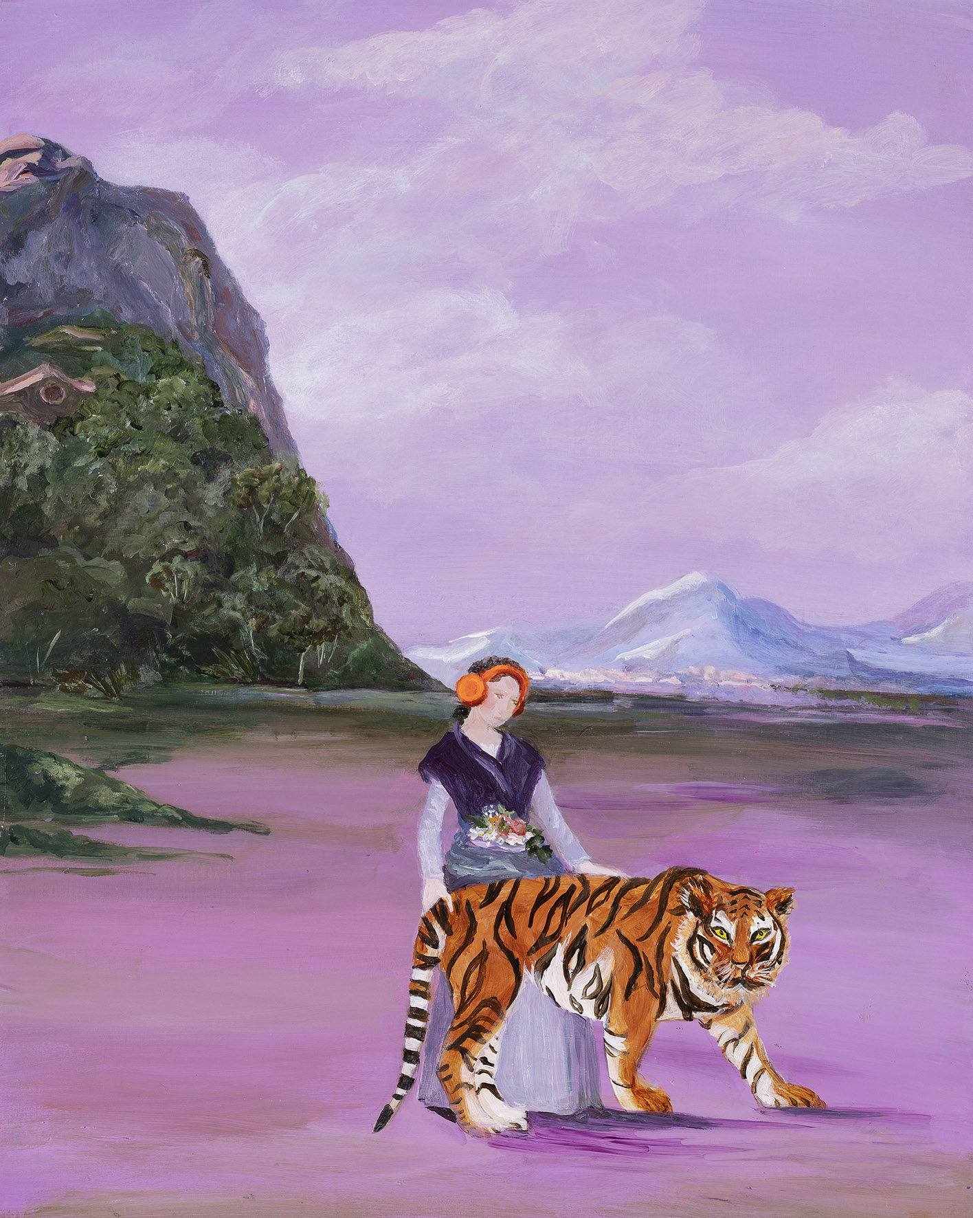 The Tiger Chronicles 07(after Francisco Goya) by Tanya Chaitow | Lethbridge 20000 2023 Finalists | Lethbridge Gallery
