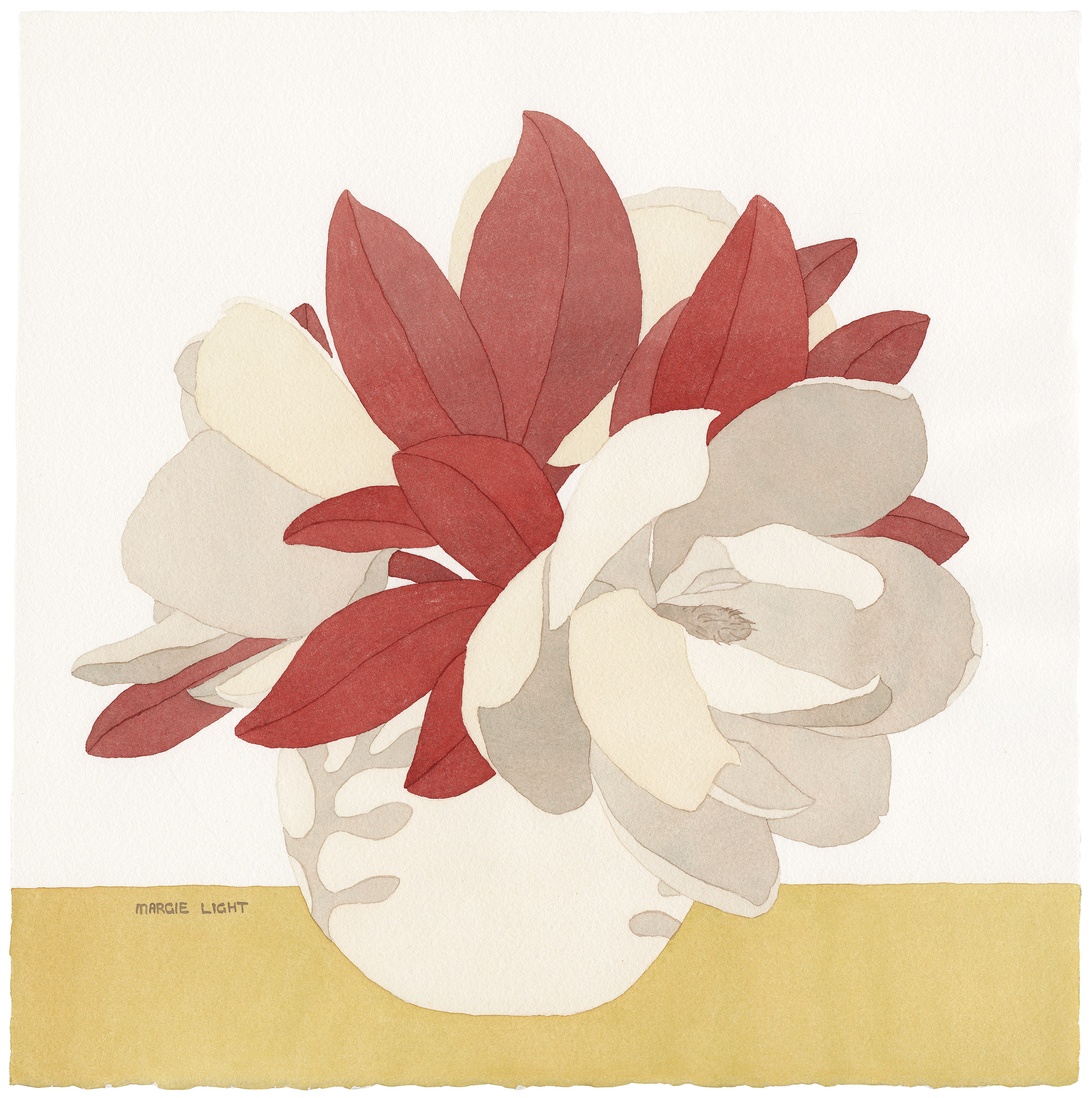 Magnolias by Margie Light | Lethbridge 20000 2023 Finalists | Lethbridge Gallery