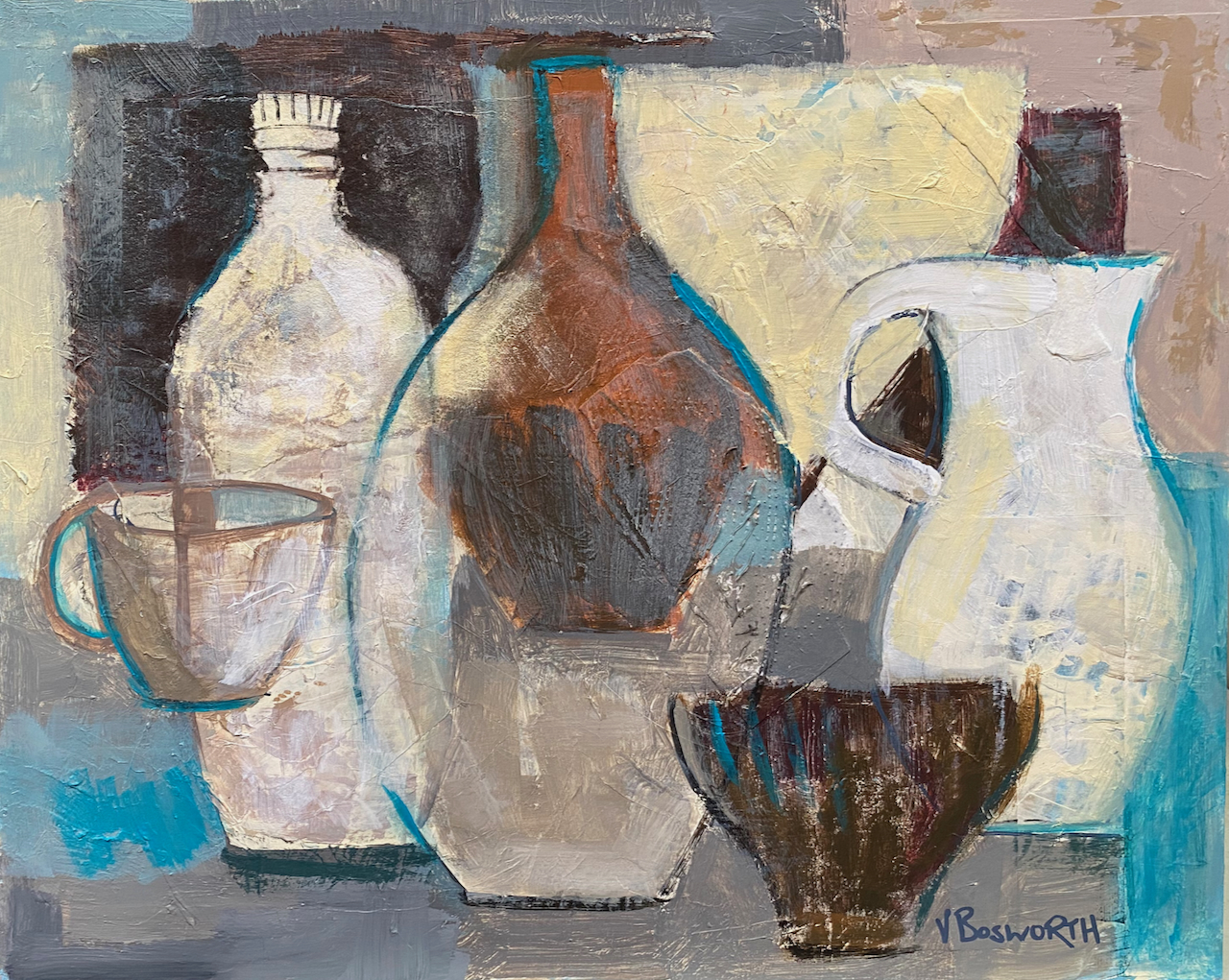Still life with blue by Vicki Bosworth | Lethbridge 20000 2023 Finalists | Lethbridge Gallery