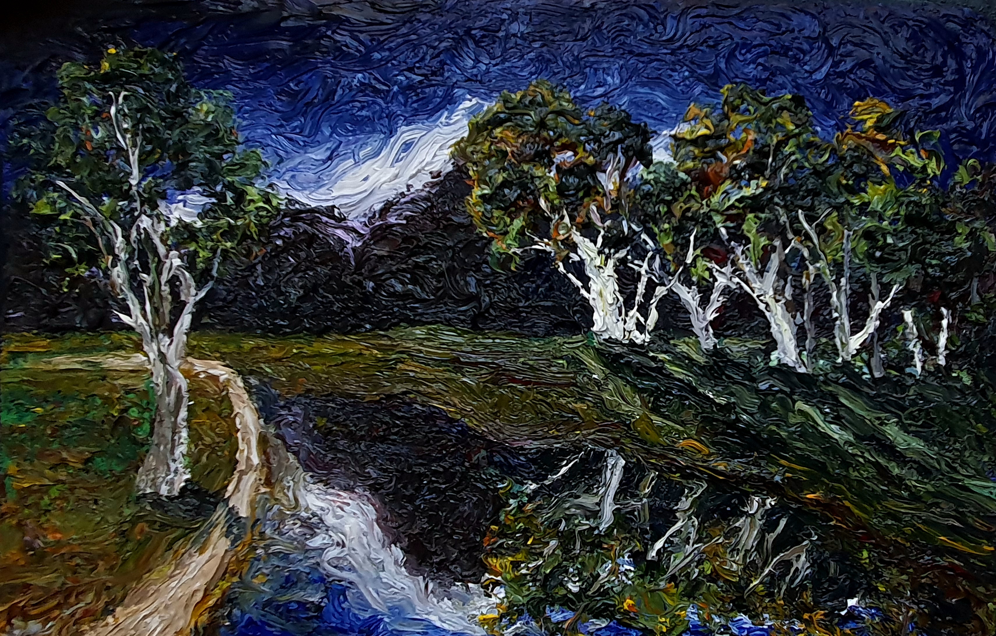 Snow Gum Creek. by Agnes Katrin Bruck | Lethbridge 20000 2023 Finalists | Lethbridge Gallery