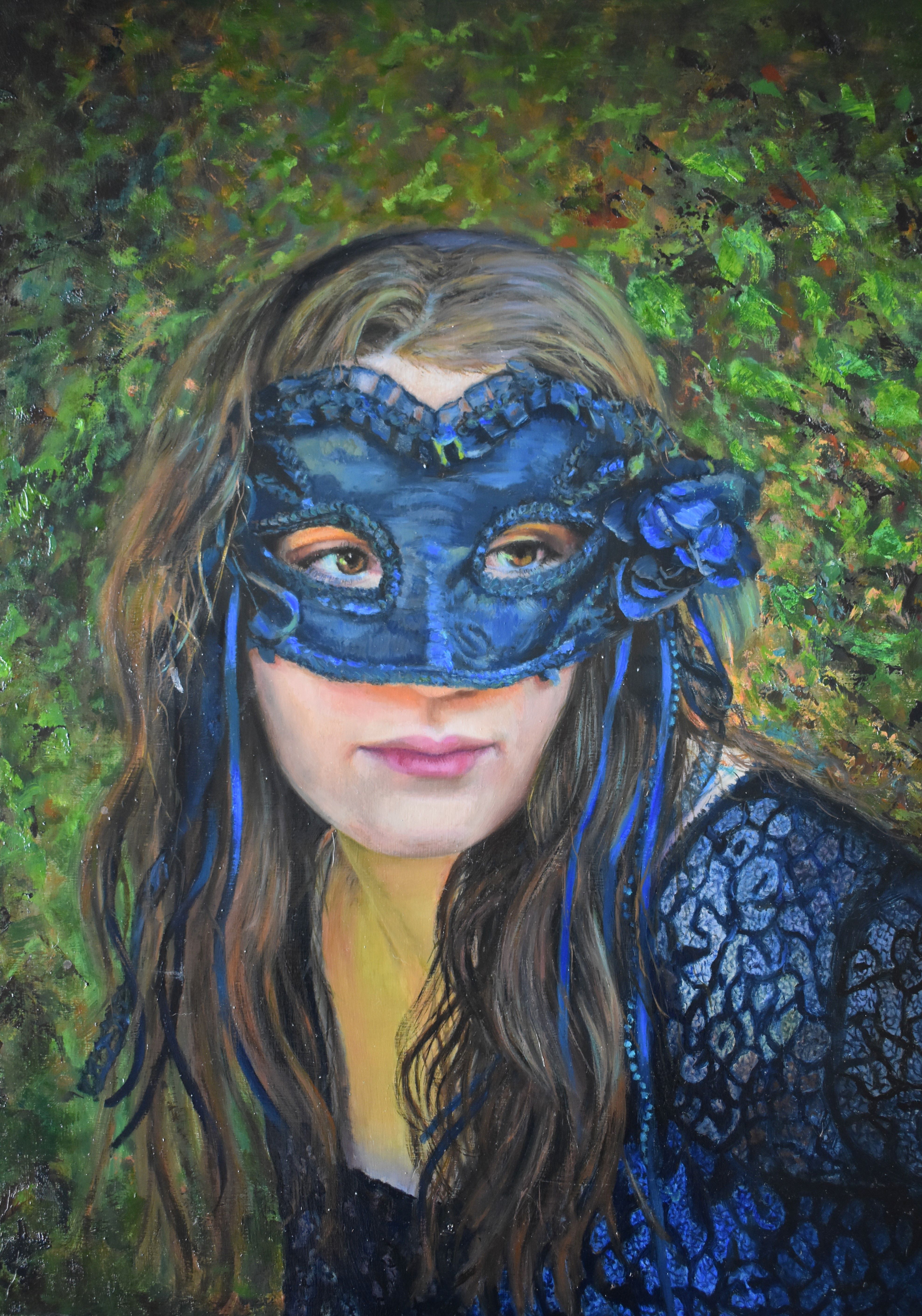 Masked Beauty by Liz Flaherty | Lethbridge 20000 2023 Finalists | Lethbridge Gallery