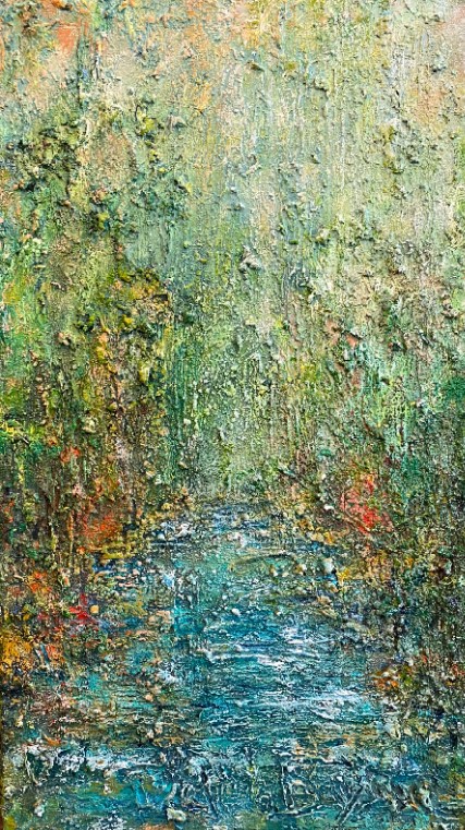 Misty morning in the Rainforest by Didi La Baysse | Lethbridge 20000 2023 Finalists | Lethbridge Gallery