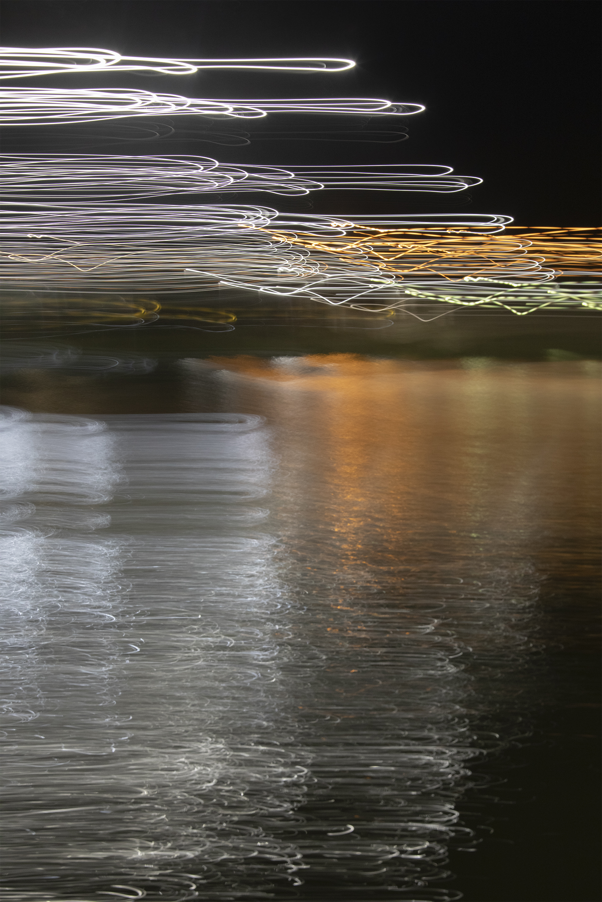 Lights over the Burnett River by J Dawg | Lethbridge Landscape Prize 2024 Finalists | Lethbridge Gallery