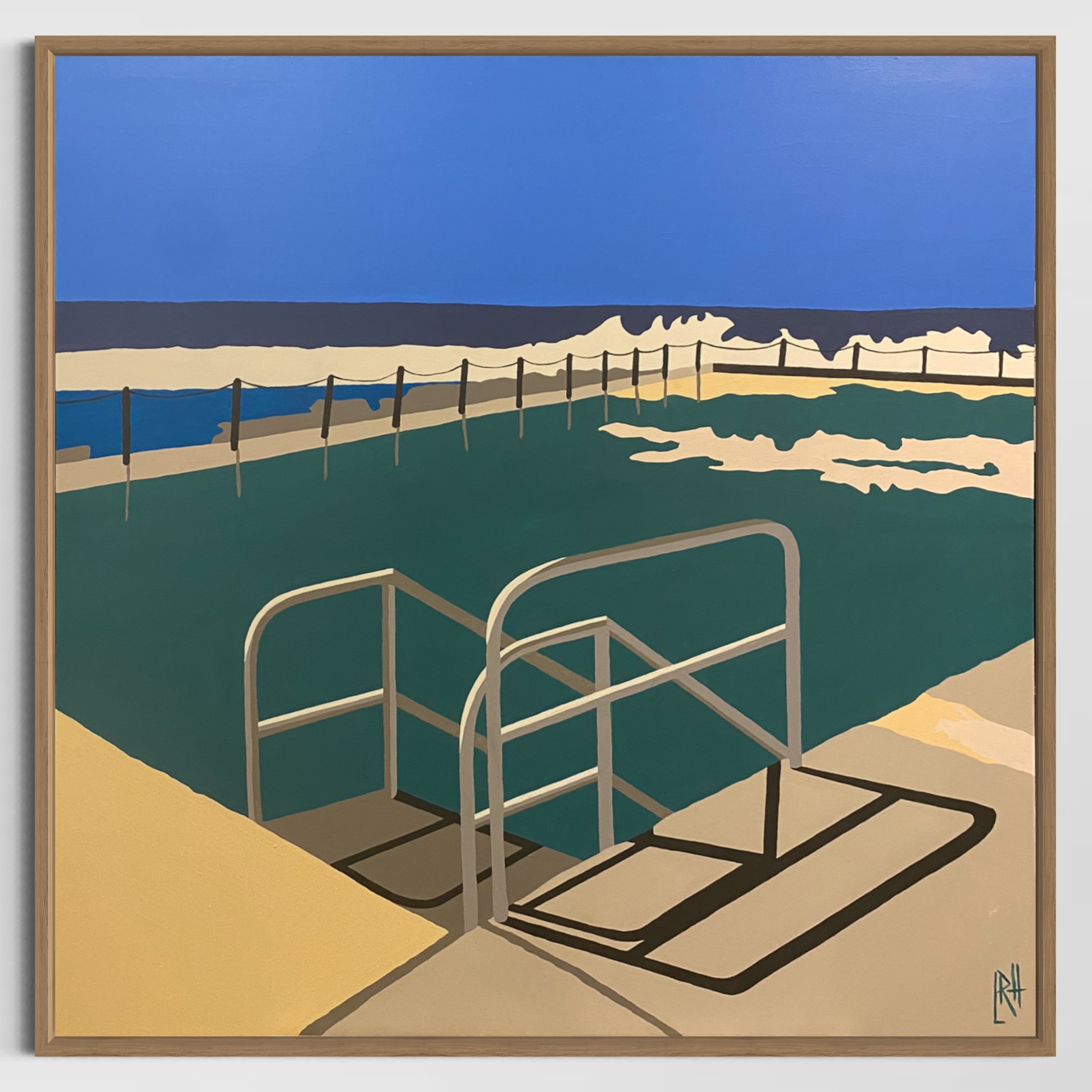Ocean Pools II, Avalon Beach by Lydia R Hicks | Lethbridge Landscape Prize 2024 Finalists | Lethbridge Gallery