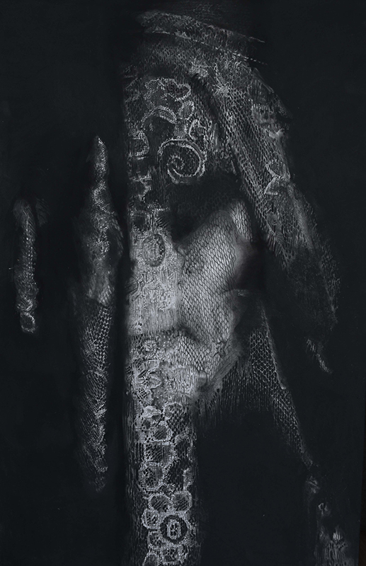 Portrait with Lace Veil  by Jeremy Eden | Clayton Utz Art Award 2018 Finalists | Lethbridge Gallery