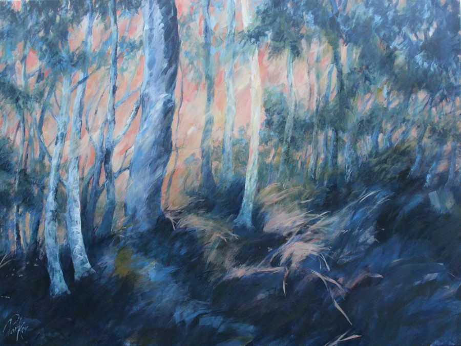 August Wind – Mount Coot-Tha Series by Debbie Parker | Lethbridge Landscape Prize 2021 Finalists | Lethbridge Gallery