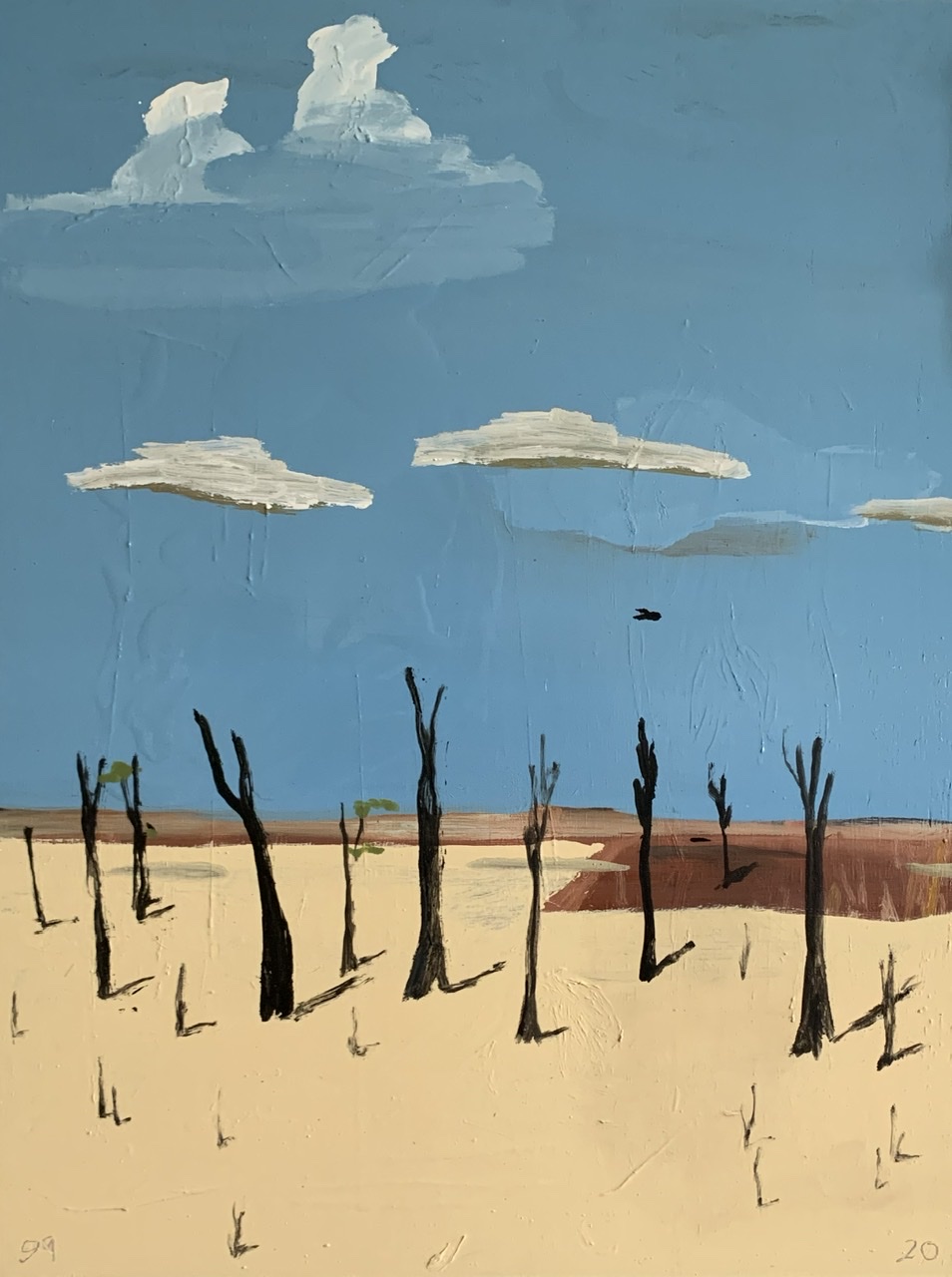 Australian Landscape, Burnt Bush by Gary Abkin | Lethbridge Landscape Prize 2021 Finalists | Lethbridge Gallery