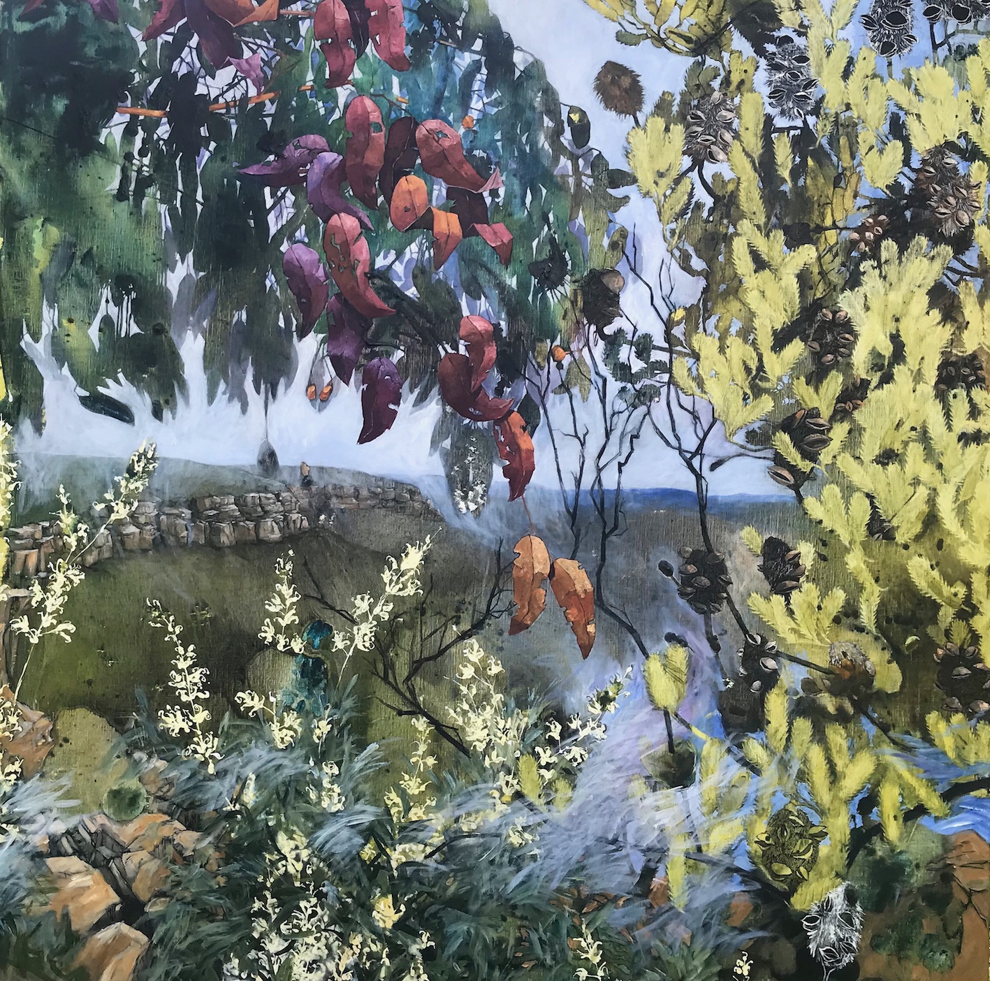 Blue Mountain Banksia by Anita West | Lethbridge Landscape Prize 2021 Finalists | Lethbridge Gallery