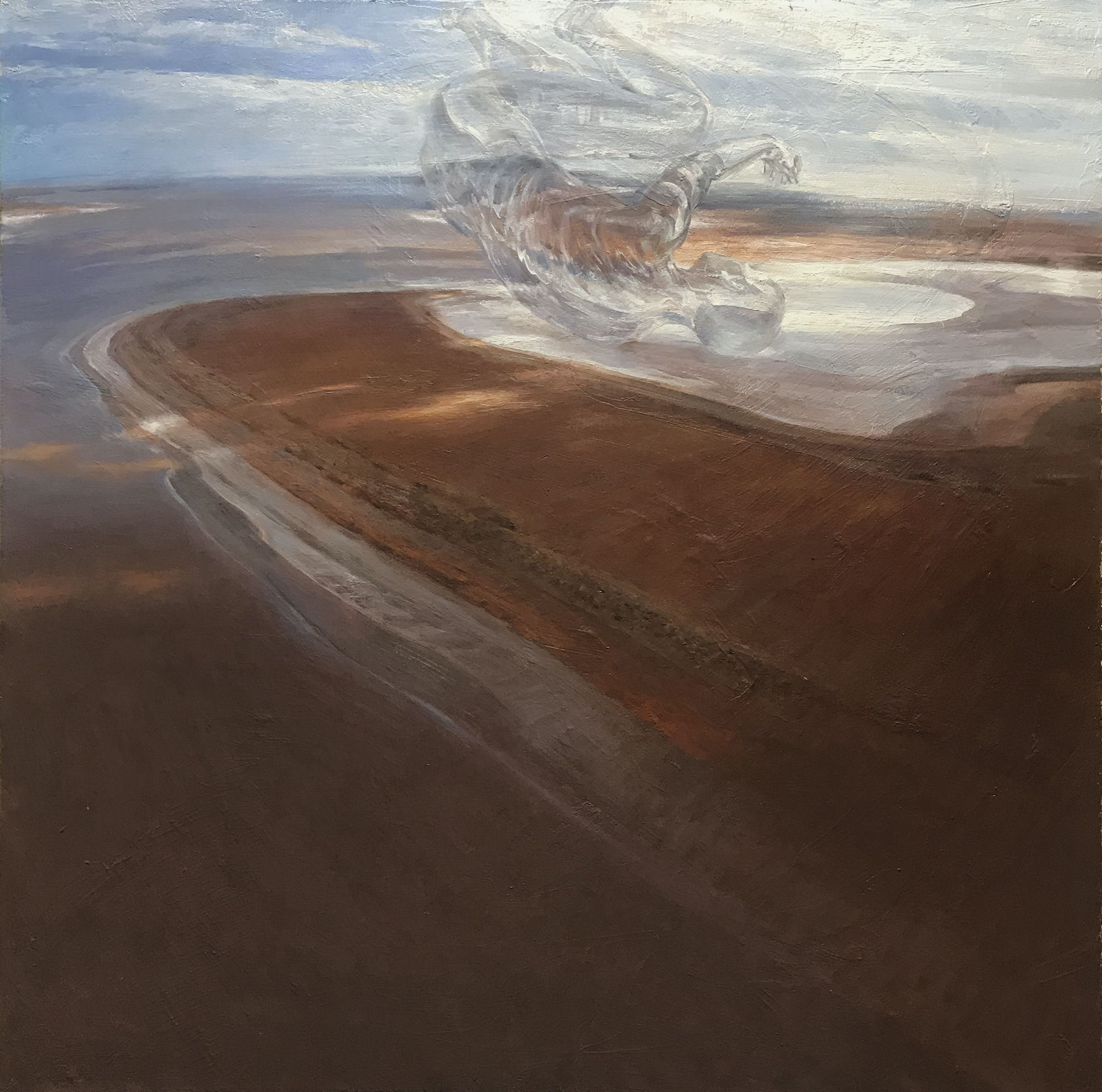 Deluge, Lake Eyre by Scott J Breton | Lethbridge Landscape Prize 2021 Finalists | Lethbridge Gallery