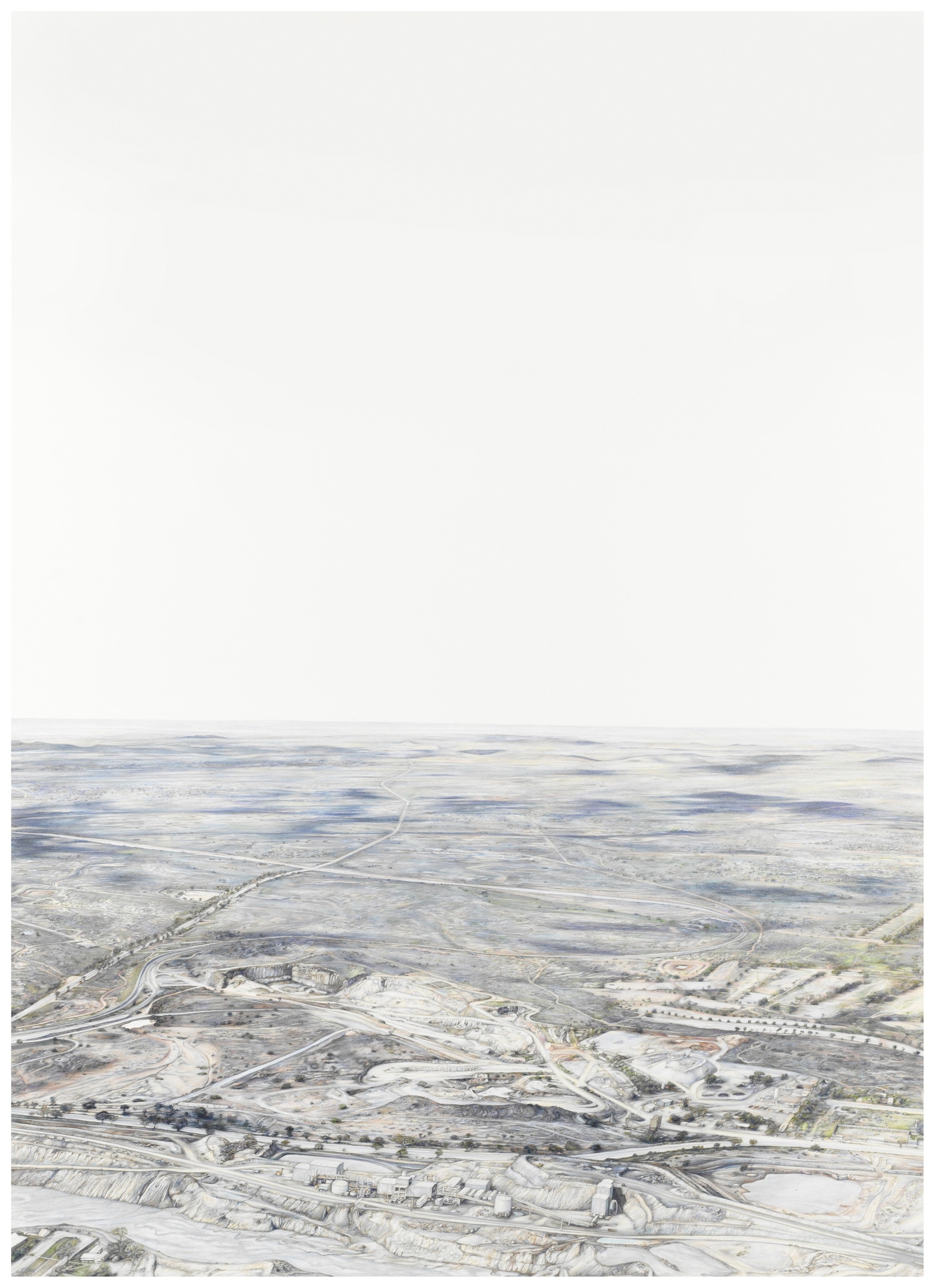 Mines Silver Lined (Broken Hill back track) by Paul White | Lethbridge Landscape Prize 2021 Finalists | Lethbridge Gallery