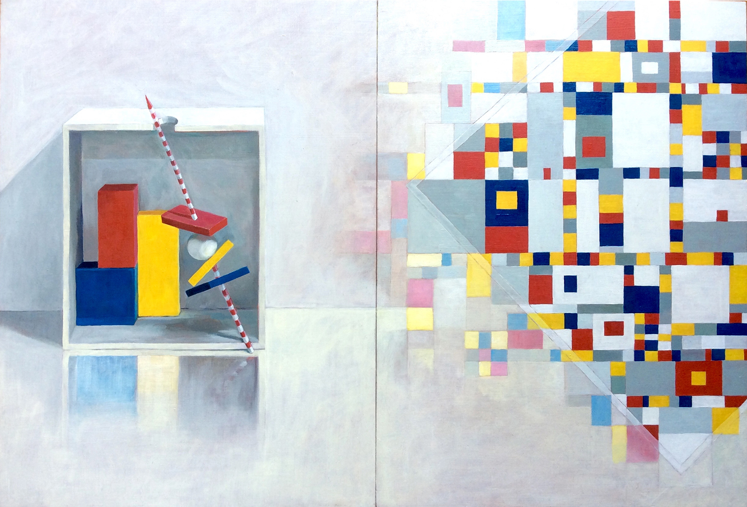Ways of Seeing / Ways of Knowing: Unpacking Mondrian by Leigh Schoenheimer | Lethbridge 20000 2021 Finalists | Lethbridge Gallery