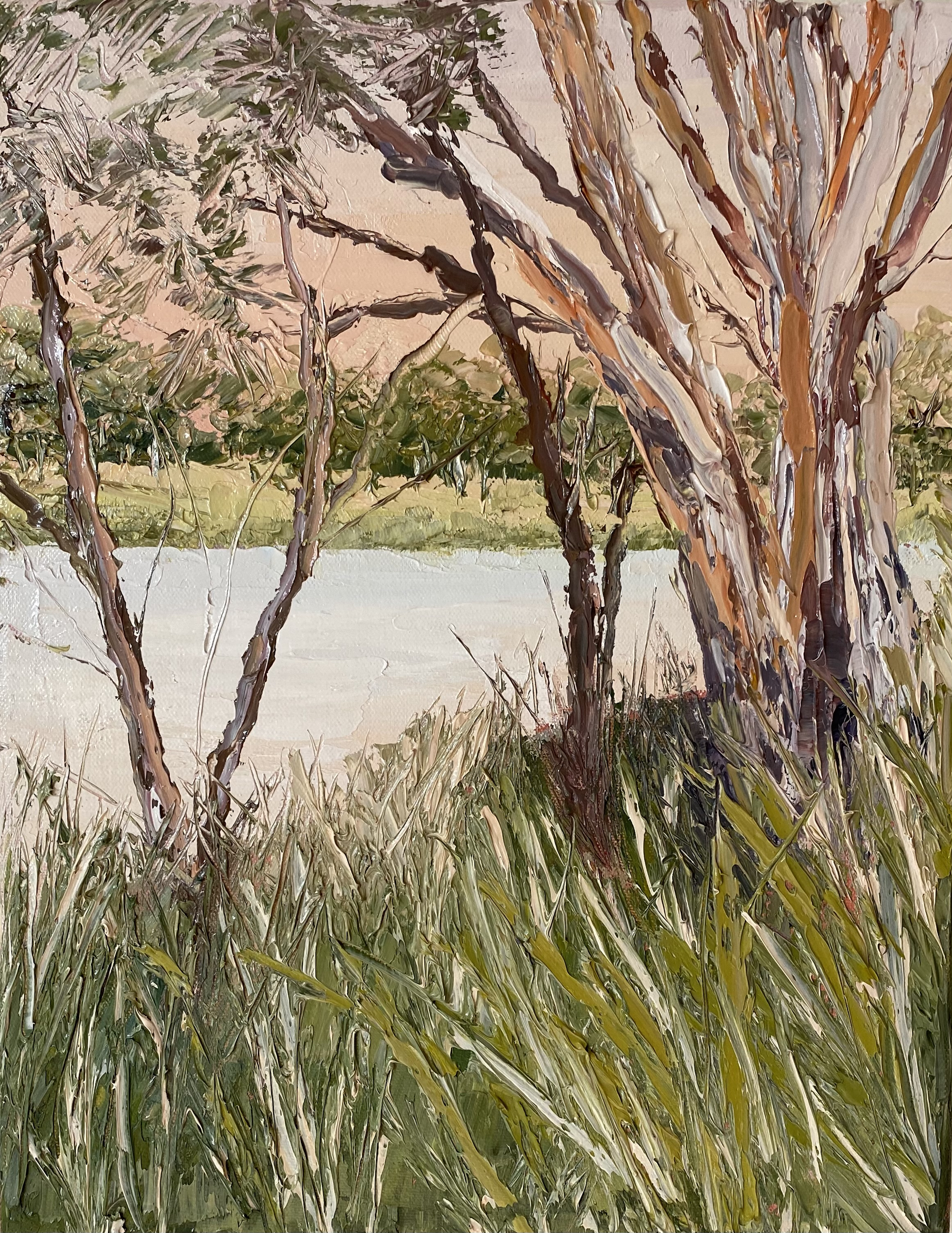 The Murray River at Dusk by Sarah McDonald | Lethbridge 20000 2021 Finalists | Lethbridge Gallery