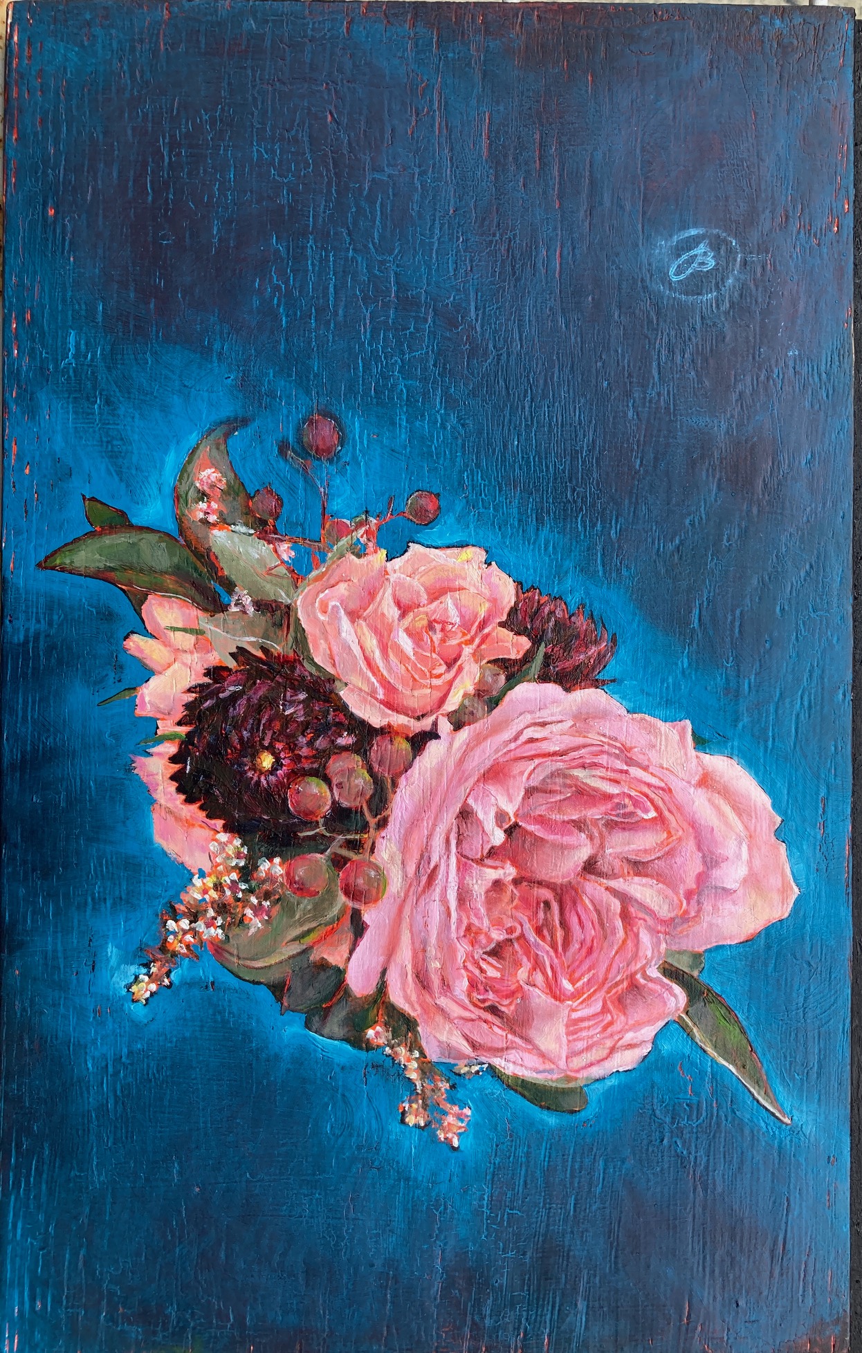 Blue Romance by Jane Booty | Lethbridge 20000 2021 Finalists | Lethbridge Gallery
