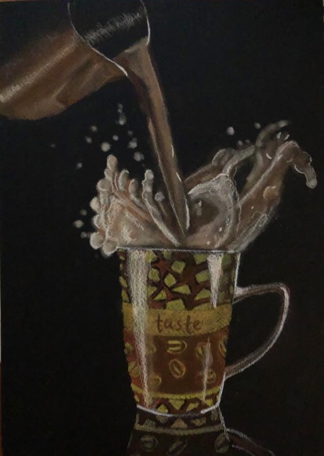 Caffeine Hit by Minal karim | Lethbridge 20000 2021 Finalists | Lethbridge Gallery