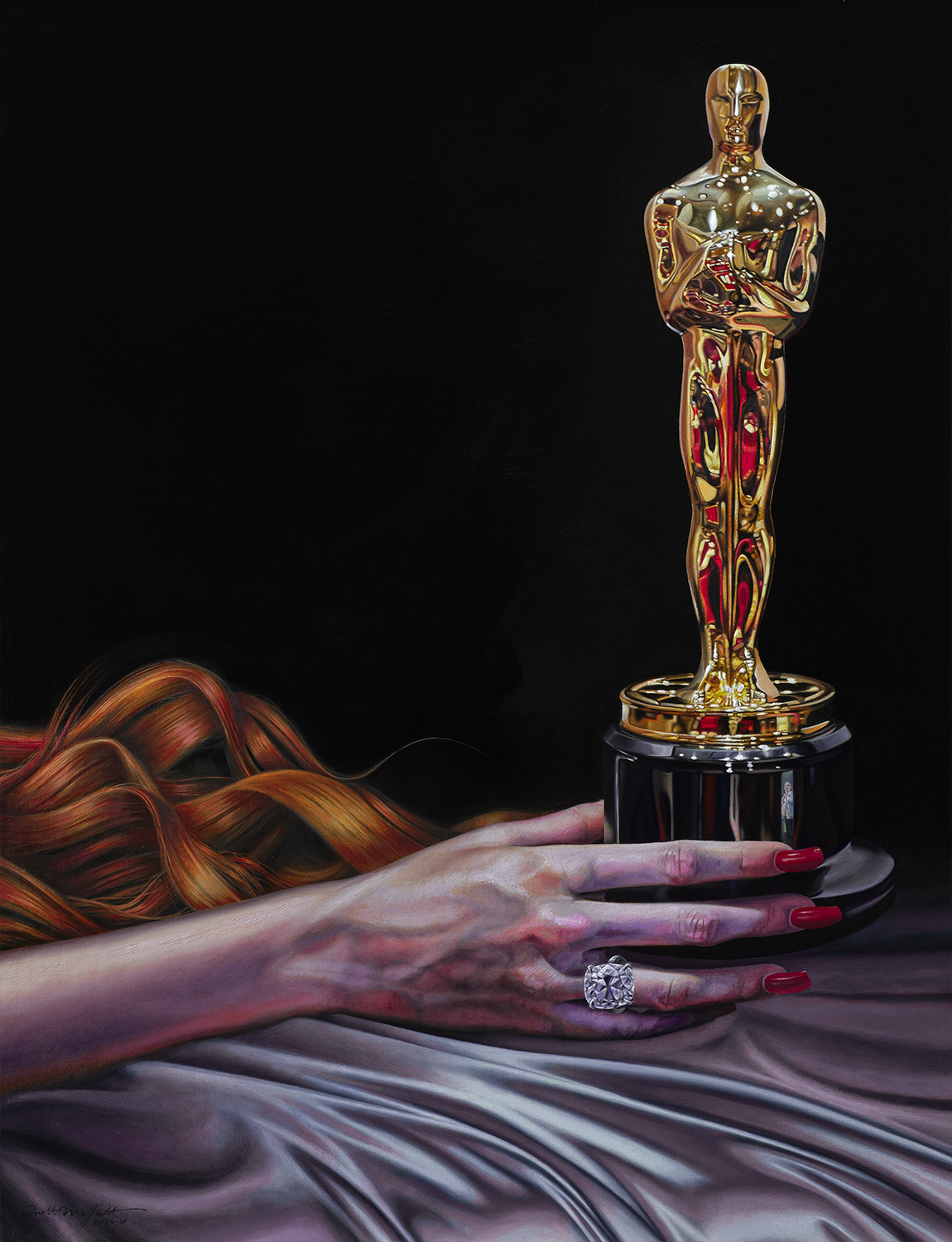 Hollywood Still Life (a portrait of Harvey Weinstein) by Brett Moffatt | Lethbridge 20000 2021 Finalists | Lethbridge Gallery