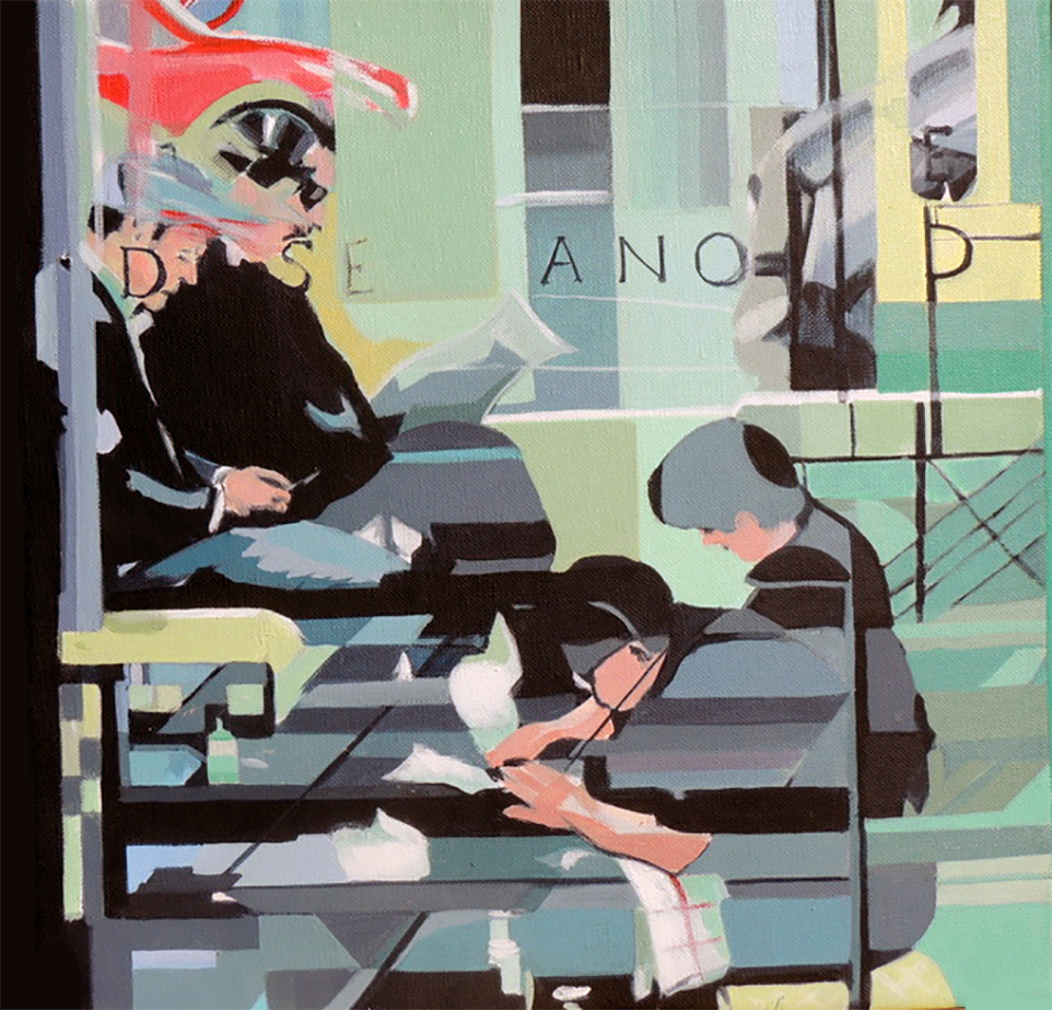 The shoe polishers by Amaya Iturri | Lethbridge 20000 2021 Finalists | Lethbridge Gallery