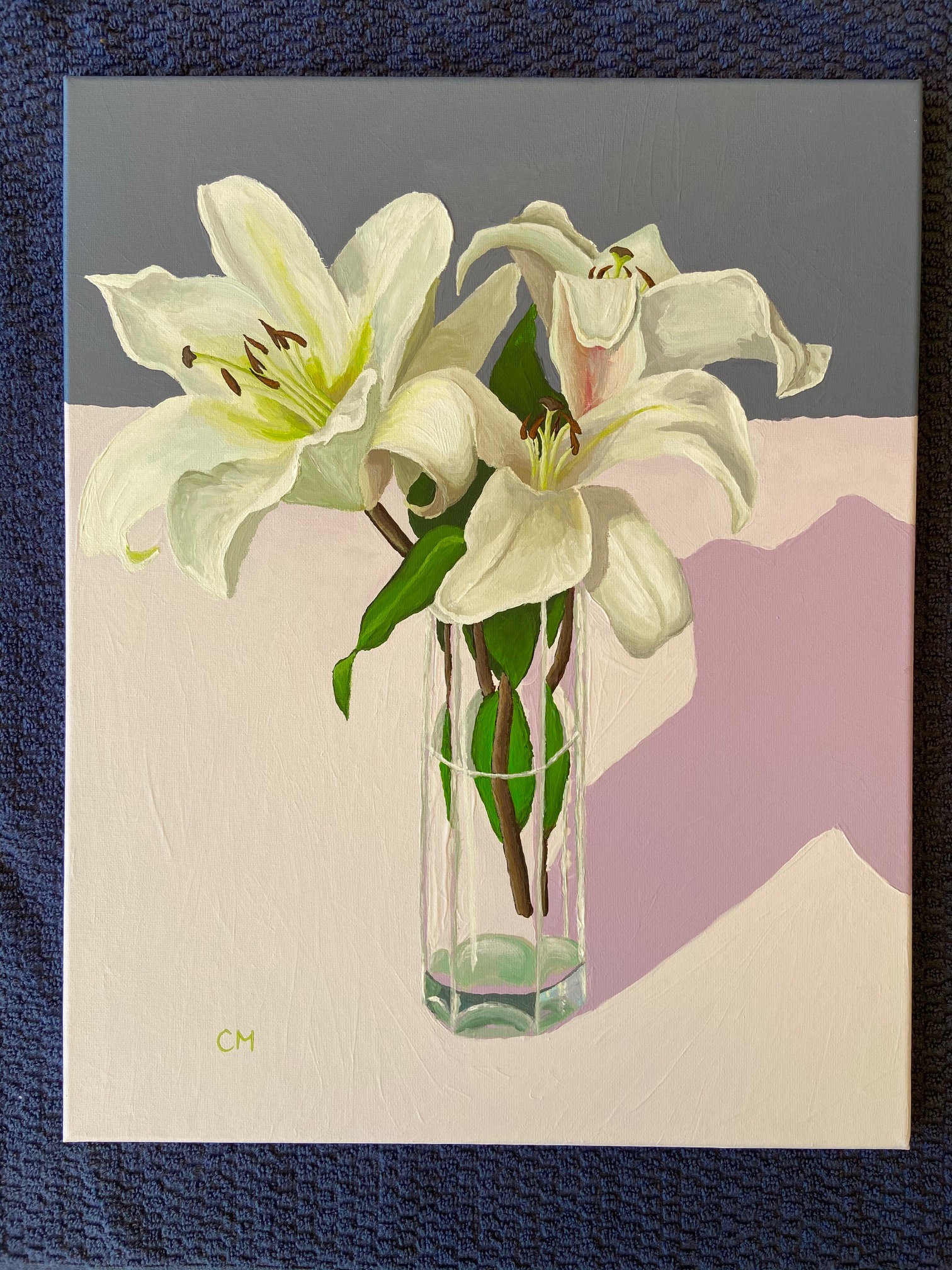 Lilies in Bloom by Claire Manchanda | Lethbridge 20000 2021 Finalists | Lethbridge Gallery