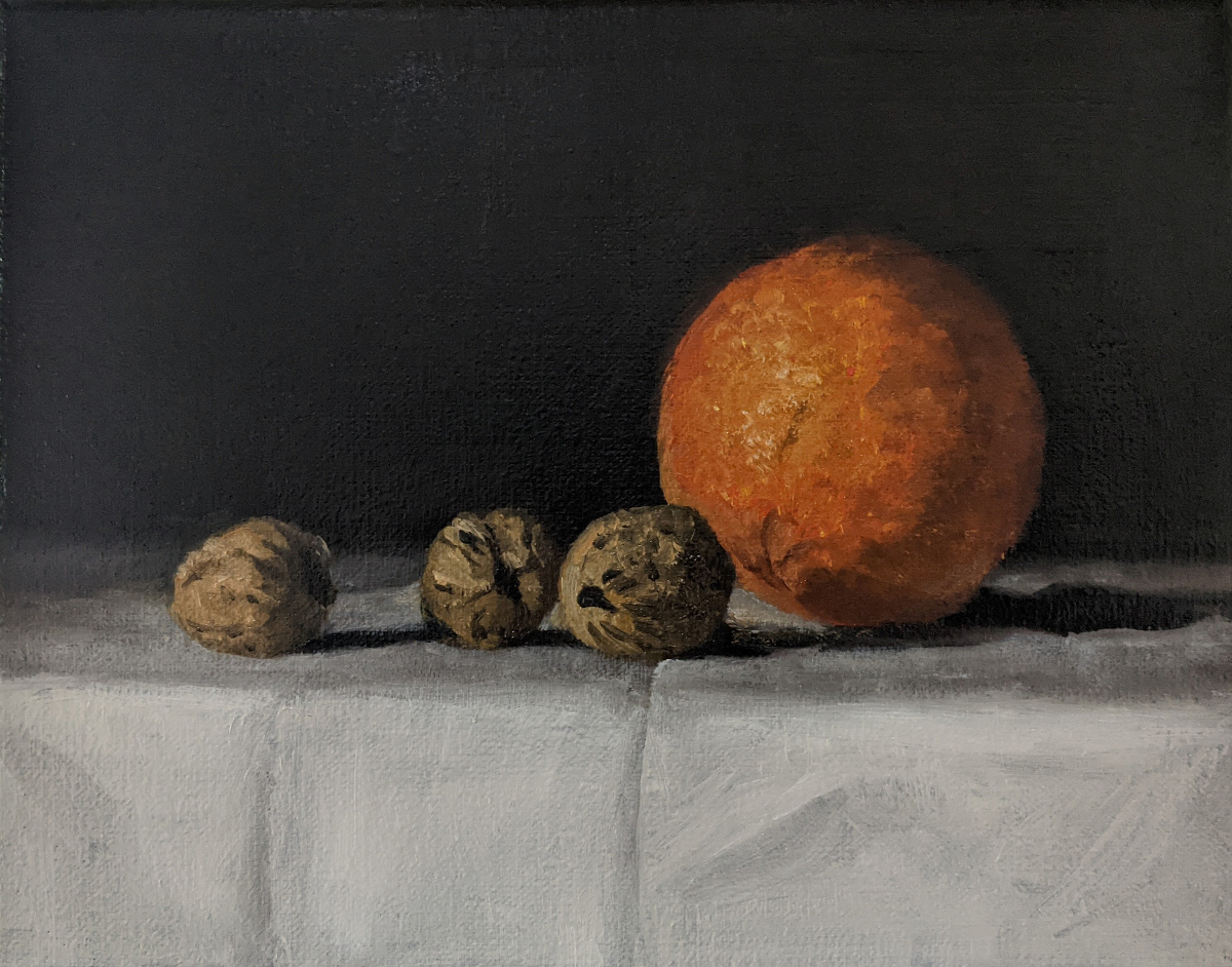 Orange and Walnuts by Phil Went | Lethbridge 20000 2021 Finalists | Lethbridge Gallery