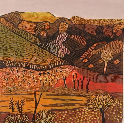 The outlook near Roos River, Central Desert Australia by Raquel Cobb | Clayton Utz Art Award 2021 Finalists | Lethbridge Gallery
