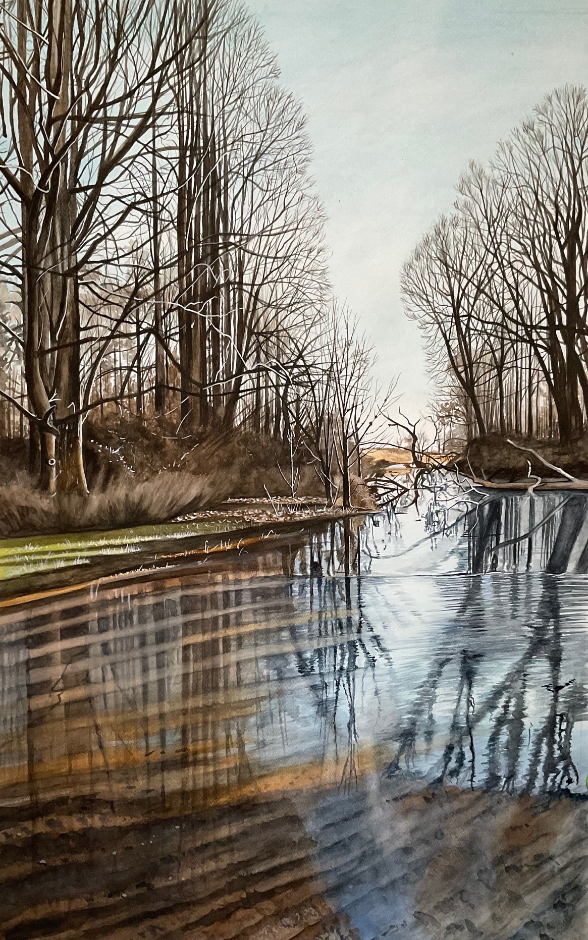 Wintery Boorowa  by PJ Smith | Lethbridge Landscape Prize 2022 Finalists | Lethbridge Gallery