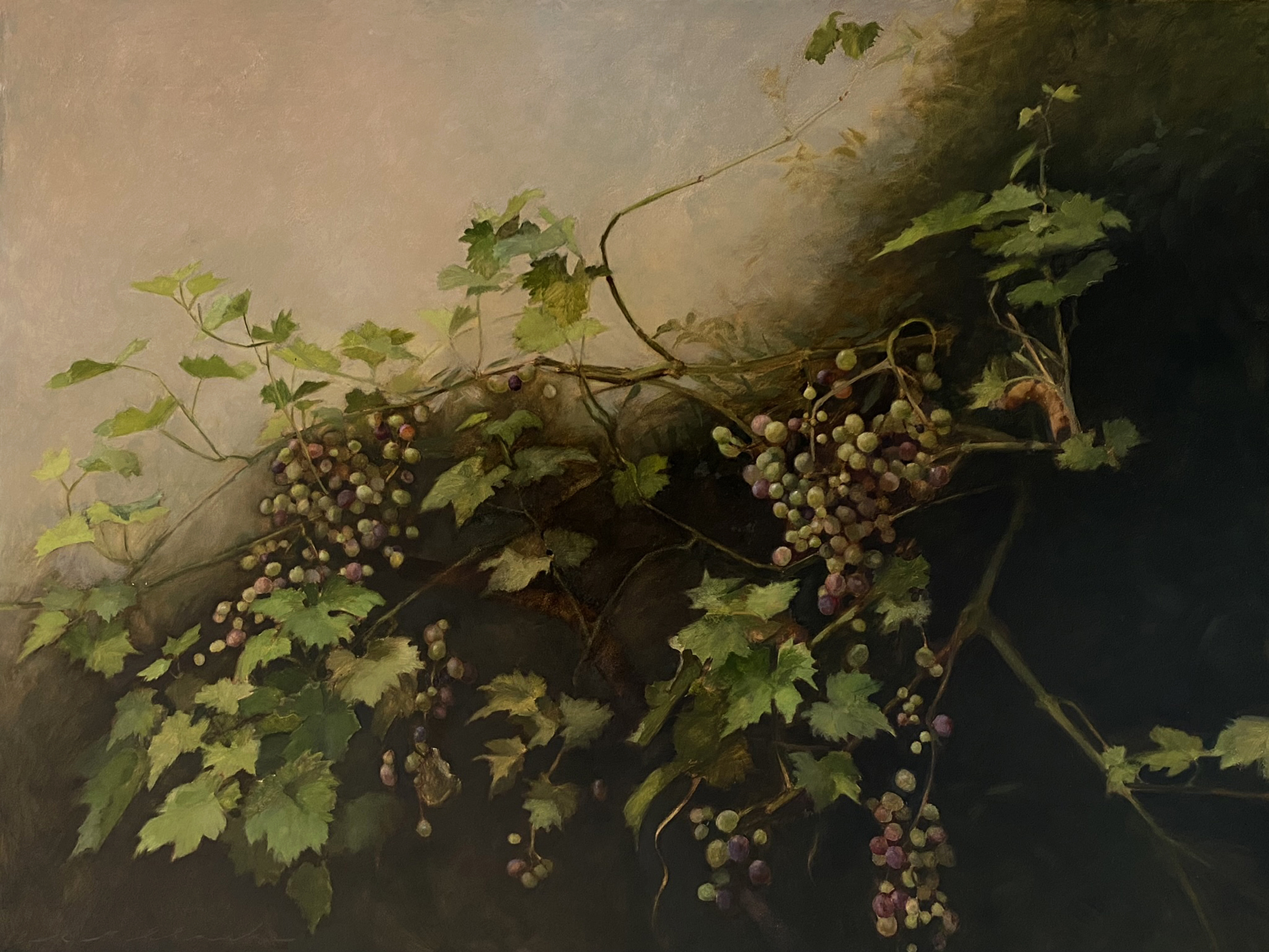 Above the Trellis Wall by Ann Maree Clark | Lethbridge Landscape Prize 2022 Finalists | Lethbridge Gallery