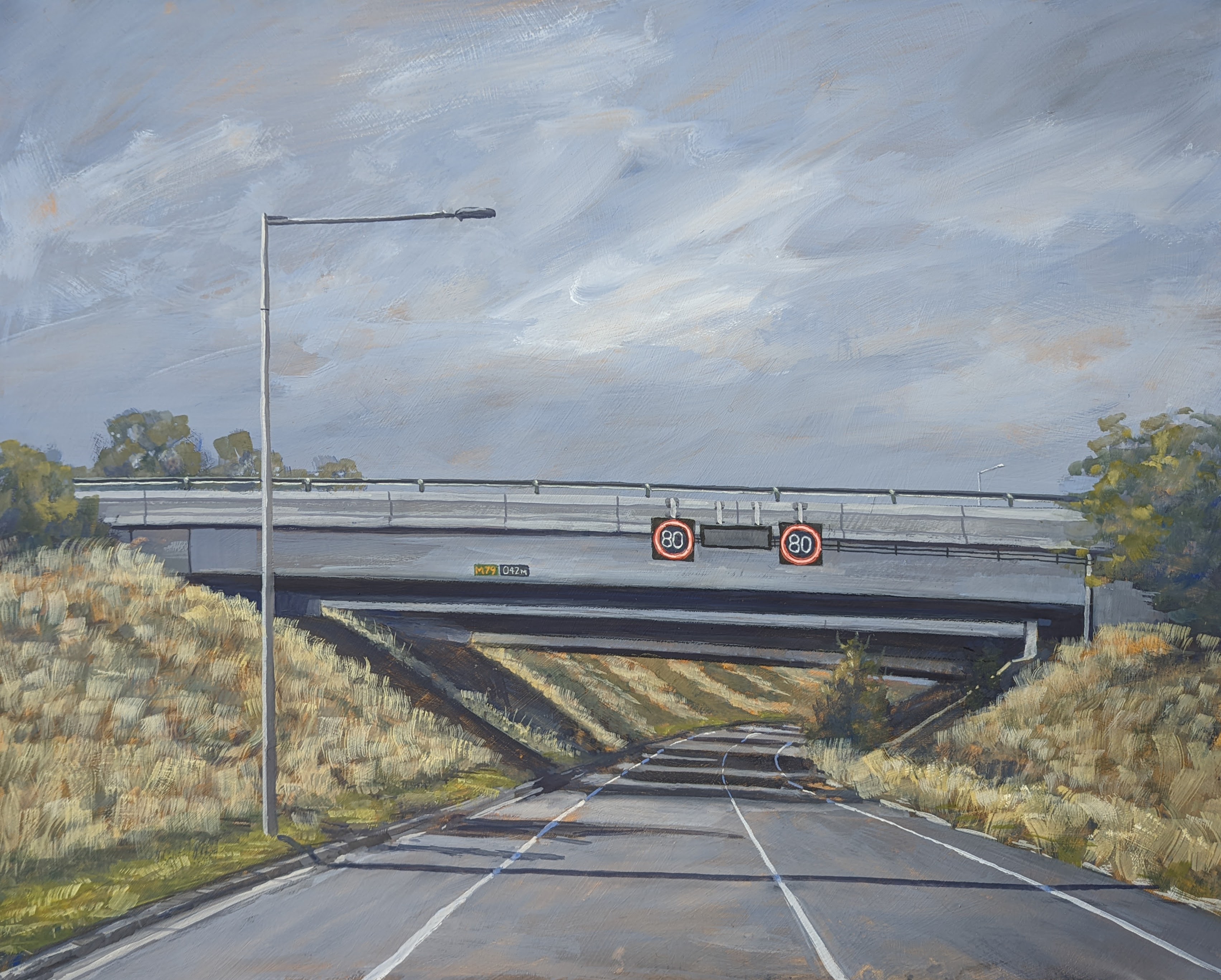 Somewhere on the Western Ringroad  by Schina Coy | Lethbridge Landscape Prize 2022 Finalists | Lethbridge Gallery